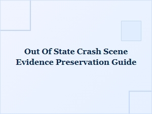 Preserving Evidence After a Multi-State Crash