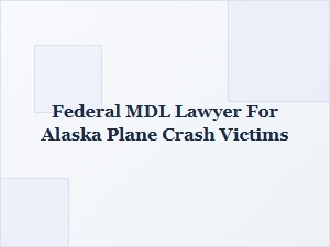 Alaska Plane Crash Federal Mdl Attorneys